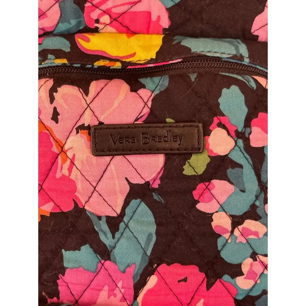 Vera Bradley, large floral quilted backpack
